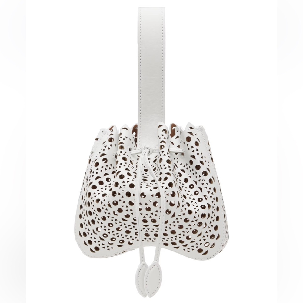 Alaïa White Rose Marie Bag